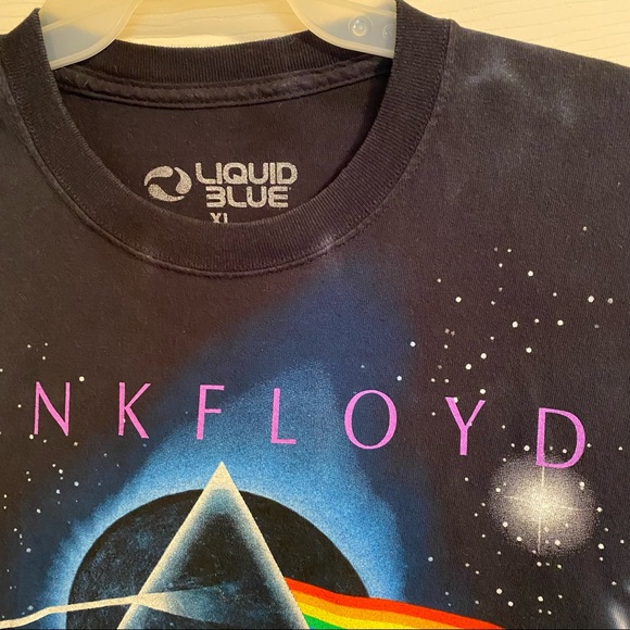 Spencer’s Men’s Liquid Blue Pink Floyd tie dye t-shirt. Size XL. - Picture 3 of 5